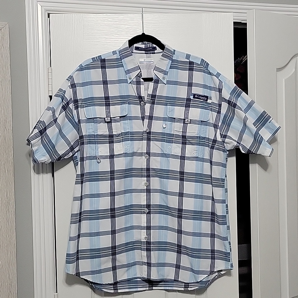 Columbia Men's Fishing Shirt, Sz M